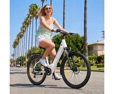 Bez Marki 2026 m. ALLGOBIKE AM27 elektrinis dviratis 250W 15AH 100KM 27,5" City PL