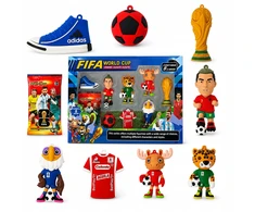 Bez Marki 2026 m. FIFA pasaulio taurės figūrėlės 8 vnt + 8 renkamos futbolo kortelės