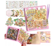 Bez Marki 20x 3D „pasidaryk pats“ scenos lipdukai – lipdukai scenoms kurti, antistresui, namams