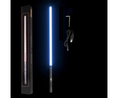 Bez Marki 2IN1 STAR WARS ŽAISLINIS METALINĖS RANKENĖS ŠVIESOS KAVYBĖS SVĖTINANTIS GARSU 80cm