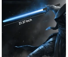Bez Marki 2IN1 STAR WARS ŽAISLINIS METALINĖS RANKENĖS ŠVIESOS KAVYBĖS SVĖTINANTIS GARSU 80cm