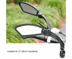 Bez Marki 360 OBRÓT LUSTERKA ROWEROWE ROWER NA KIEROWNICĘ LEWE