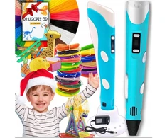 Bez Marki 3D PEN MAGIC PEN II KARTOS LED TEMPERATŪRA 1,75 mm PLA PRO