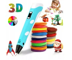 Bez Marki 3D PEN MAGIC PEN II KARTOS LED TEMPERATŪRA 1,75 mm PLA PRO