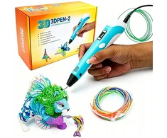 Bez Marki 3D rašiklis vaikams, 3D spausdinimo žaislas, dovana, USB, mėlyna