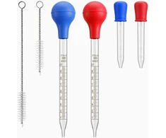 Bez Marki 4 VIENETŲ PIPEČIŲ RINKINYS 5ml 10ML STIKLINĖ MEDŽIAGA, NAUDOJAMA PAKARTOTINĖ