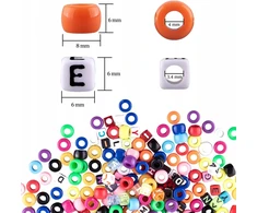 Bez Marki 4000 vnt ponių karoliukų rinkinys, 2400 vnt Rainbow Kandi karoliukų ir