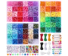 Bez Marki 4700 vnt., 72 spalvos Pony Beads Rainbow Kandi Bead for jjb set