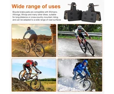 Bez Marki 4PARY Kaladėlės HAMULCOWE ROWEROWE TOKŁADZINY ARCZOWE SHIMANO TEKTRO DEORE TRP