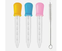 Bez Marki 5 ml SILIKONINIS PIPETINIS SKYSČIŲ DALYTUVAS 3 Vnt. CRAFT