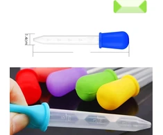 Bez Marki 5ml PIPETINĖ 12Vnt. SLIKONINĖ PLASTIKO LABORATORINĖ VIRTUVĖ