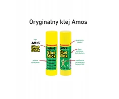 Bez Marki 5x AMOS mokyklinių biuro klijų lazdelių rinkinys 15g ORIGINALAS SU PURPURINE