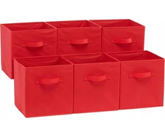 Bez Marki 6x Dėžės žaislams, 27x27 cm, sulankstomi organizatoriai