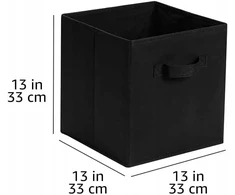 Bez Marki 6x PUDEŁKA NA ZABAWKI DZIECIĘCE SKRZYNKI 33x33 CM ORGANIZERY SKŁADANE DUŻE