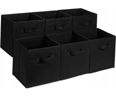 Bez Marki 6x PUDEŁKA NA ZABAWKI DZIECIĘCE SKRZYNKI 33x33 CM ORGANIZERY SKŁADANE DUŻE