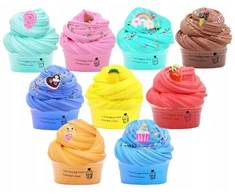 Bez Marki 9 spalvų sviestinis slime rinkinys, kvapnus, minkštas, vaikams
