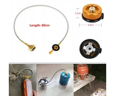 Bez Marki ADAPTERIS KASETĖMS UŽPILDYTI IŠ PROPANO SND DUJŲ BALONO ŽARNOS 60cm