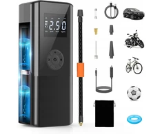 Bez Marki Akumuliatorinis oro kompresorius 150 Psi su Lcd, Led ir Usb