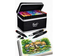 Bez Marki ALCOHOL MARKERS 262 Vnt Žymekliai Žymekliai Dvipusiai Markeriai Pro + MAIŠIS