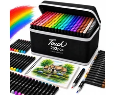 Bez Marki ALCOHOL MARKERS 262 Vnt Žymekliai Žymekliai Dvipusiai Markeriai Pro + MAIŠIS