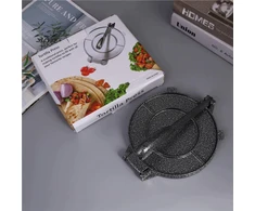 Bez Marki Aliuminio tortilijos presas plokščias presavimo paviršius Rankinis tortilijos presas 20 CM