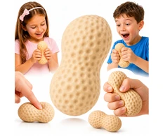 Bez Marki ANTISTRESAS PEANUT SQUISHY Squeeze Peanut NUT LARGE XL