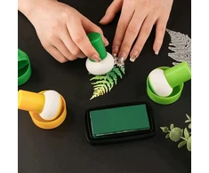 Bez Marki Aplikatory do Tuszu su Gąbką 9 vnt Pojemniki Scrapbooking DIY
