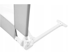 Bez Marki Apsauginis lovos barjeras Moby-System, pilkas, 154 x 42 cm, sulankstomas su tinkleliu