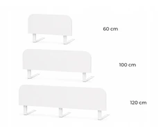 Bez Marki Apsauginis lovos turėklas, baltas, 60 cm. Apsaugo nuo iškritimo