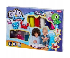 Bez Marki AQUA GEL PLAY RINKINYS 32 ELEMENTAI. KŪRYBINIS RINKINYS GELLY FRIENDS