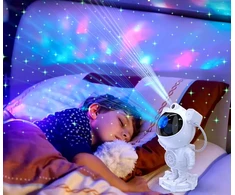 Bez Marki Astronautų projektorius su Bluetooth ir muzika
