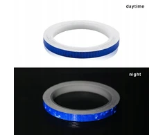 Bez Marki Atspindinti juosta 8m/1cm - mėlyna, lipni