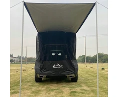 Bez Marki Automobilio bagažinės palapinė, automobilio uodega juoda 135x145x160cm