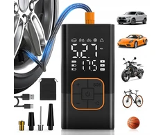 Bez Marki AUTOMOBILIŲ KOMPRESORIUS DVIRAČIO SIURBLYS + USB-C BATERIJOS MAITINIMO BANKAS