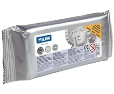 Bez Marki BALTA GLINA do MODELOWANIA duża 400g MILAN Air-Dry MODELINA vaikams