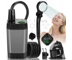 Bez Marki BELAIDAS KEMPINGŲ TURISTINIS DUŠAS SU 6000 mAh LCD BATERIJA