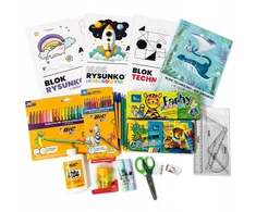 Bez Marki BIC TETIS MOKYKLINĖS RINKINYS DIDELIS MOKYKLINIS RINKINYS 1-3 KLASĖS MOKYKLINĖS REIKMENYS