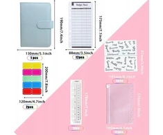 Bez Marki BINDER A6 19X13CM PU 24 VIENŲ RINKINYS ORGANIZATORIŲ BIURAS BIUDŽETAS