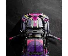 Bez Marki Block Set Cyberpunk Mega Speed ​​​​Champion konstravimo blokų rinkinys