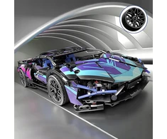 Bez Marki BLOKAI LAMBORGHINI SPORTINIS AUTOMOBILIS IŠ BLOKŲ DĖLĖS ŽAISLŲ DOVANA