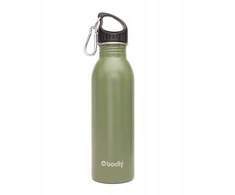 Gertuvė Bez Marki „Bodhi“ vandens butelis – „Om“ alyvuogių spalvos, 700 ml