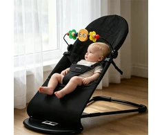 Bez Marki Bouncer Rocker Kūdikiams Cradle Rocker | Juoda