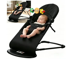 Bez Marki Bouncer Rocker Kūdikiams Cradle Rocker | Juoda