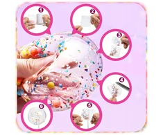 Bez Marki BUBBLE KIT Creative DIY 3x3m Nano Blow Bubble Bubble Bubble