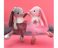 Bez Marki BUNNY BALETO SUKNELĖ MASKOTINĖ GLOBOS LĖLĖ DIDELIS VAIKŲ ŽAISLAS