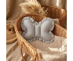Bez Marki BUTTERFLY PILOW Anti-shock Travel, skirta vežimėliui COTTON Ruffle Pilkas