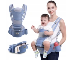 Bez Marki CARRIER 15 IN 1 HIP CARRIER 25KG SĖDYNĖ 0-4 METŲ, GRYNA MEDVILNĖ