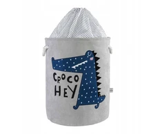 Bez Marki Children's Toy Basket 40x50 Crocodile Pilkas