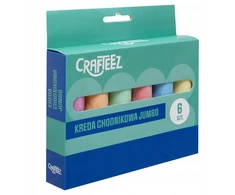 Bez Marki CRAFTEEZ JUMBO šaligatvio kreida 6 vnt
