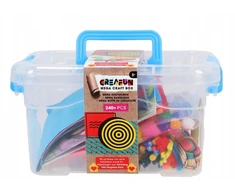 Bez Marki CREAFUN MEGA BOX KREATYWNY W SKRZYNCE PLASTYCZNY 240 dalys